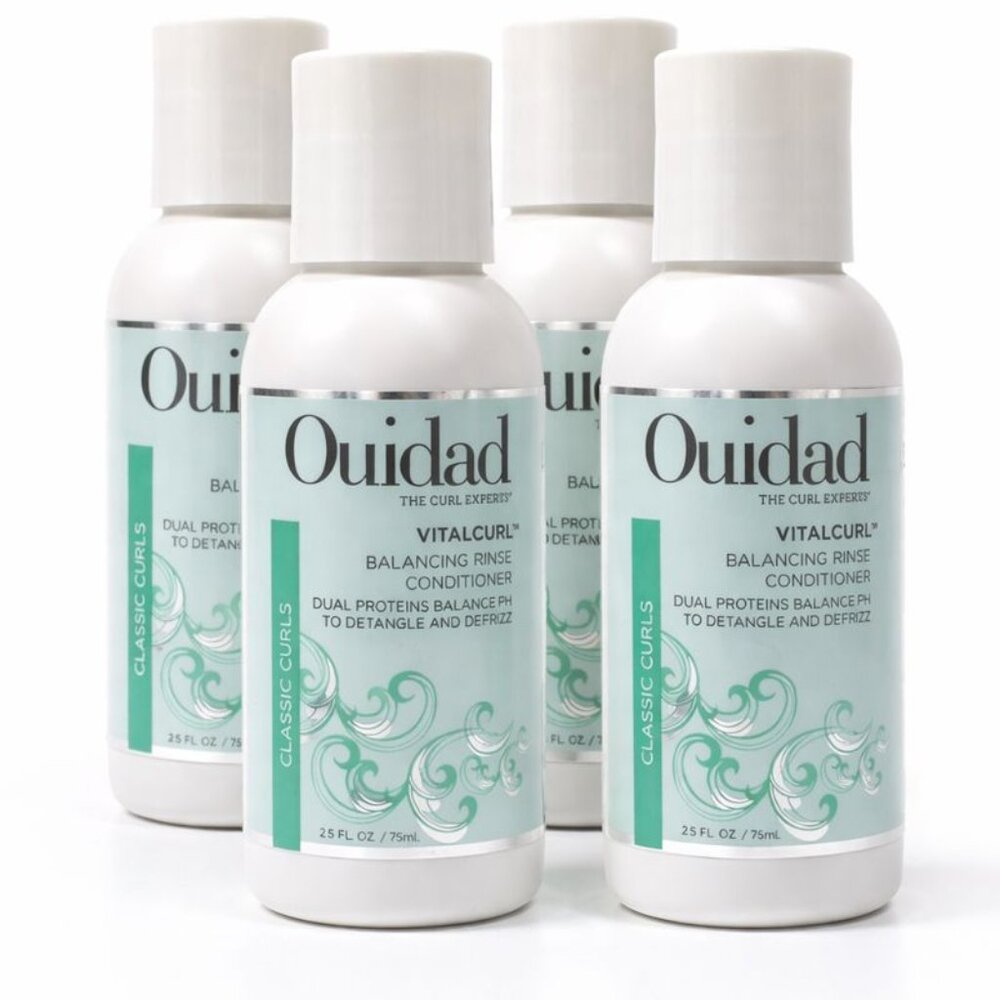 OUIDAD Vitacurl Balancing Rinse Conditioner 2.5 Oz set of 4